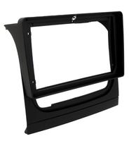 Moldura De Painel 2 Din 9 Polegadas Idea Attractive e Adventure 2013 a 2018 Preta Fiamon