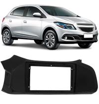 Moldura De Painel 2 Din 9 Polegadas Onix 2011 2012 2013 - Black Piano