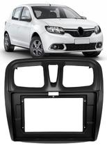 Moldura De Painel 2 Din 9" Polegadas Renault Sandero 2017 2018 2019 2020