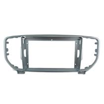 Moldura De Painel 2 Din 9 Polegadas Sportage 2015 a 2018 Prata