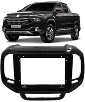 Moldura De Painel 2 Din 9" Polegadas Toro Black Piano