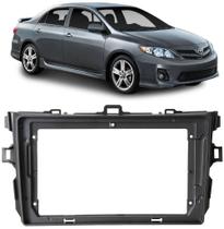 Moldura De Painel 2 Din 9" Polegadas Toyota Corolla 2009 2010 2011 2012 2013 2014