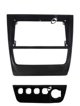 Moldura De Painel 2 Din 9" Polegadas Vw Gol Saveiro Voyage G6 - Preto