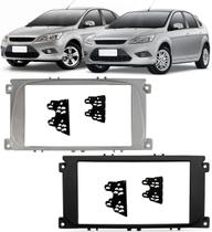 Moldura De Painel 2 Din Ford Focus 2009 2010 2011 2012 2013 Para CD DVD 2 Dins - Padrão Original