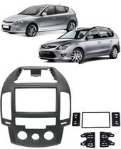 Moldura De Painel 2 Din Hyundai I30 2008 2009 2010 2011 2012 e I30 CW 2010 2011 2012 - Ar Condicionado Analógico - Para CD DVD MP5 2 Din