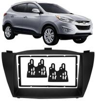 Moldura De Painel 2 Din Hyundai Ix35 Para Cd Dvd 2 Dins