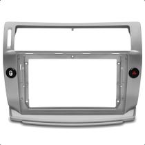 Moldura de Painel 2 Din Para Aparelhos Multimidia 9 Polegadas Citroen C4 Pallas 2008 à 2016