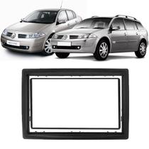 Moldura De Painel 2 Din Renault Megane e Megane Grand Tour 2007 2008 2009 2010 2011 2012 Para Cd Dvd 2 Dins - Preta Moldura De Painel 2 Din Renault Megane e Megane Grand Tour 2007 2008 2009 2010 2011 2012 Para Cd Dvd 2 Dins - Preta