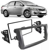Moldura De Painel 2 Din Toyota Corolla 2009 á 2013 Para CD DVD 2 Dins