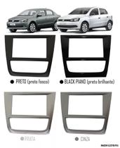 Moldura De Painel 2 Din Vw Gol e Voyage G6 Para Cd Dvd 2 Dins - Padrão Original + Moldura interruptores Moldura De Painel 2 Din Vw Gol e Voyage G6 Para Cd Dvd 2 Dins - Padrão Original + Moldura interruptores