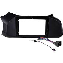 Moldura de Painel 9 Polegadas Preto Onix 2012 a 2018 Chicote