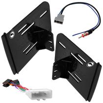 Moldura De Painel Para CD DVD 2 Din March Versa 2001 até 2014 + Chicotes de Ligação