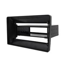 Moldura De Painel Universal 1 Din 10 Polegadas Preta Fosca