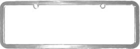 Moldura de Placa 12x36,5cm Especial (mini placa) Cromada - Shekparts