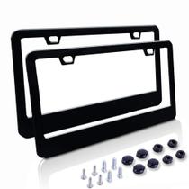 Moldura de Placa para Carro em Aço Inoxidável Big Ant Matte - Pacote com 2