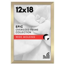 Moldura de pôster Americanflat Epic Gold 12x18 cm em acrílico