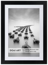 Moldura de pôster DOAI ART 60x90cm preta para 50x75cm com acrílico Moldura de pôster DOAI ART 60x90cm preta para 50x75cm com acrílico