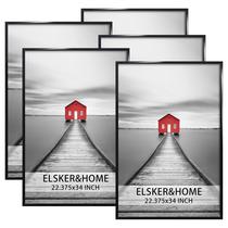 Moldura de pôster ELSKER&HOME 22.375 x 34 preta, pacote com 5 Moldura de pôster ELSKER&HOME 22.375 x 34 preta, pacote com 5