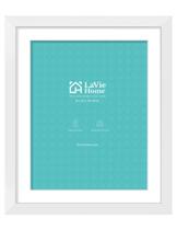 Moldura de pôster LaVie Home 20x24 cm branca para foto de 16x20 cm