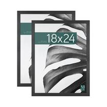 Moldura de pôster MCS Studio Gallery Black Woodgrain 18x24cm Moldura de pôster MCS Studio Gallery Black Woodgrain 18x24cm