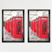 Moldura de pôster MCS Trendsetter preta de alto brilho 12x18 Moldura de pôster MCS Trendsetter preta de alto brilho 12x18