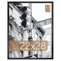 Moldura de pôster MCS Trendsetter preta de alto brilho 22x28 cm Moldura de pôster MCS Trendsetter preta de alto brilho 22x28 cm