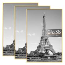 Moldura de pôster upsimple dourada 24x36 cm para pacote Photo 3