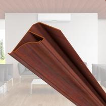 Moldura de PVC 8MMX38MMX3M Mogno Permatti Mogno Moldura de PVC 8MMX38MMX3M Mogno Permatti Mogno
