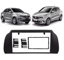 Moldura de Rádio 2 Din 7 Polegadas Slim para Argo Cronos 2017 até 2021