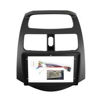 Moldura De Rádio Automotivo 9 Polegadas Double Din Para Chevrolet Spark 2010-2016 - Painel De