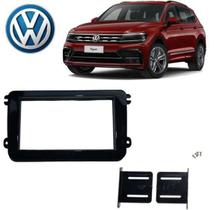 Moldura de Rádio Tiguan Oettinger 2015 Blackpiano 2 Din