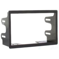 Moldura de Rádio VW Fox / Polo / Golf / Ecosport / Fiesta 2 din Padrão Chinês Preta Autoplast