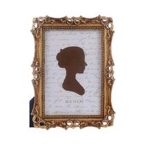 Moldura Decorativa Retangular De Resina Estilo Retrô Europeu Elegante Para Exibição De Fotos