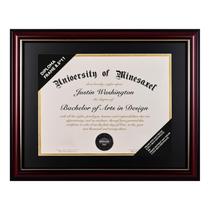 Moldura Diploma GAMYPET em madeira maciça 21x29,7 cm com tapete ou 28x35 cm Moldura Diploma GAMYPET em madeira maciça 21x29,7 cm com tapete ou 28x35 cm