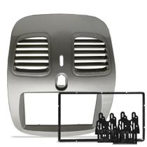 Moldura do Painel 2 Din Grand Siena e Palio Sporting 2012 a 2021 Champagne Japonês e Chinês