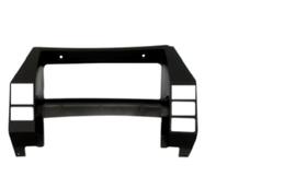 Moldura do painel vw gol/ parati/ saveiro giii 00/05 (air bag) cinza flanel