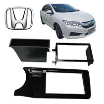 Moldura do Som Honda City LX 1.5 CVT Flex 2016 Preto Piano