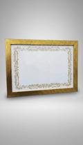 Moldura Dourada A4 21x30 Certificado Diploma Com Vidro