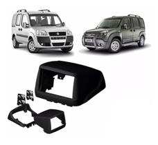 Moldura Dvd Multimidia Som 2din Doblo 2000 Em Diante Preto