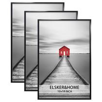 Moldura ELSKER&HOME 12x18 preta para horizontal ou vertical Moldura ELSKER&HOME 12x18 preta para horizontal ou vertical