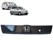 Moldura Externa Friso Guarnição Acabamento Régua Luz de Placa Tampa Traseira Com Emblema Honda Fit 2004 á 2008 Moldura Externa Friso Guarnição Acabamento Régua Luz de Placa Tampa Traseira Com Emblema Honda Fit 2004 á 2008