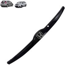 Moldura Externa Friso Guarnição Acabamento Régua Luz de Placa Tampa Traseira Com Emblema Honda Fit 2015 2016 2017 2018 2