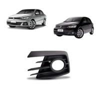 Moldura Farol Auxiliar Gol G7 2016 a 2017 Preto LE