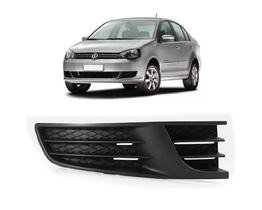 Moldura Farol Auxiliar Polo 2012 ate 2015 Sem Furo Aro Cromado Lado Direito BapImports