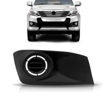 Moldura farol auxiliar toyota hilux sw4 2012 2013 2014 sem furo Moldura farol auxiliar toyota hilux sw4 2012 2013 2014 sem furo