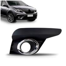 Moldura Farol de Milha Cromado Sandero 2020 a 2022