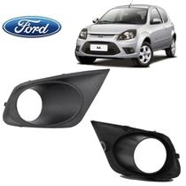 Moldura Farol de Milha Ford Ka 2012 Preto Passageiro