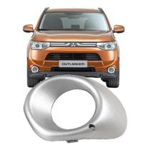 Moldura Farol Milha Neblina Outlander 2014-2015 Cinza Esq.