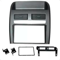 Moldura Fiamon 2 Din 4023 Prata Fiat Linea de 2008 até 2014