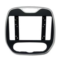 Moldura Fiamon 8/9" Renault Captur 2017 até 2021 Preto Fosco Moldura Fiamon 8/9" Renault Captur 2017 até 2021 Preto Fosco